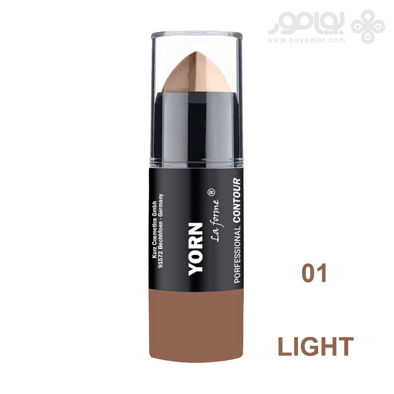 استیک کانتور و هایلایتر یورن رنگ Light شماره 01