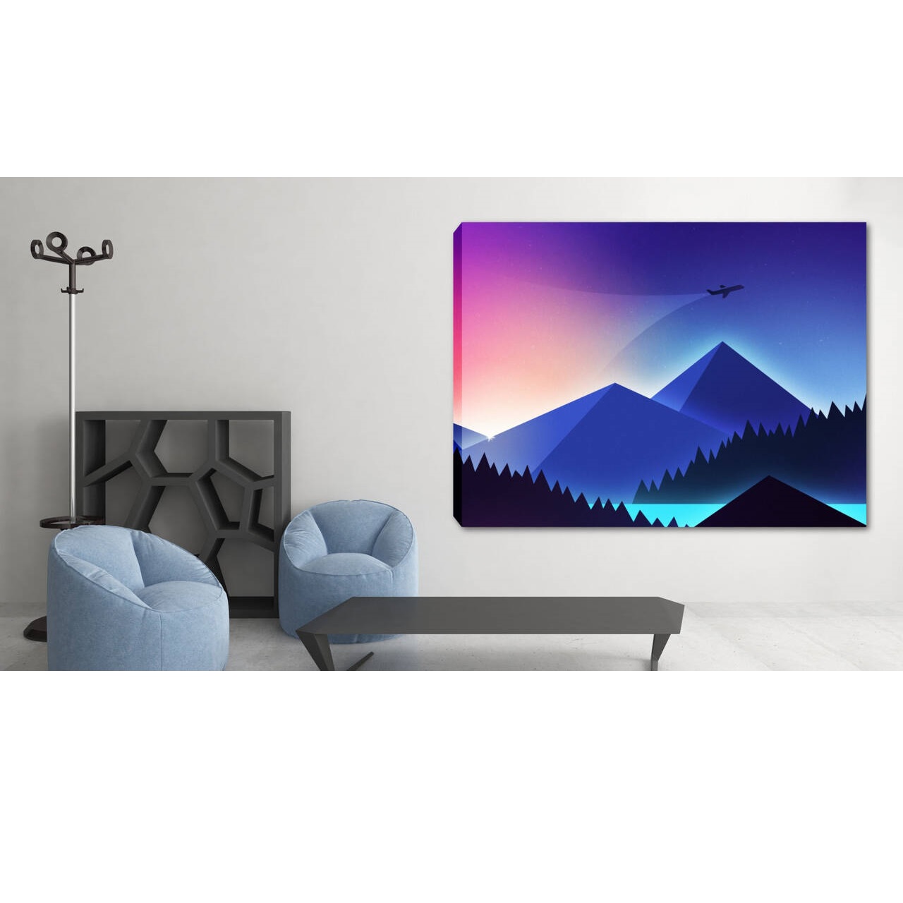 تابلو شاسی مدل Fantasy Mountain