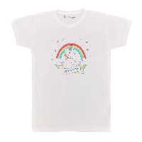 تی شرت بچگانه پرمانه طرح یونیکورن کد pmt.3264