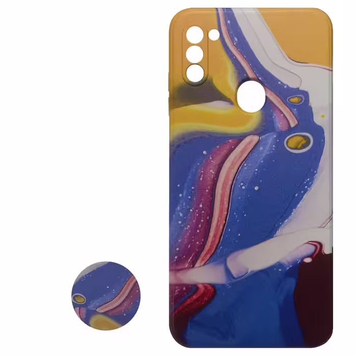 کاور مدل S0656 مناسب برای گوشی موبایل سامسونگ Galaxy A11 به همراه پاپ سوکت 
