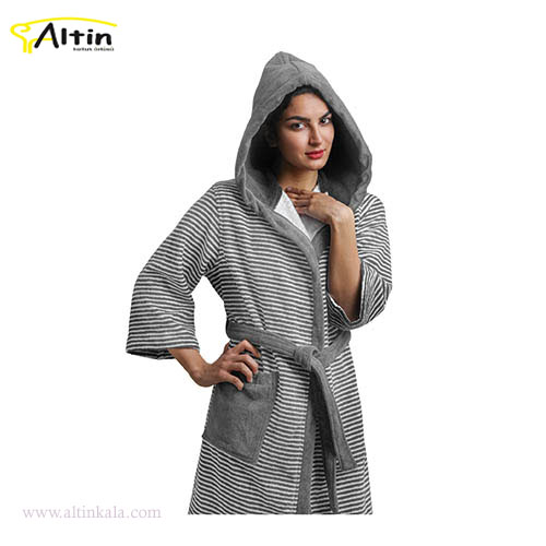 حوله پالتویی پودایران مدل نیوی طوسی سایز 105