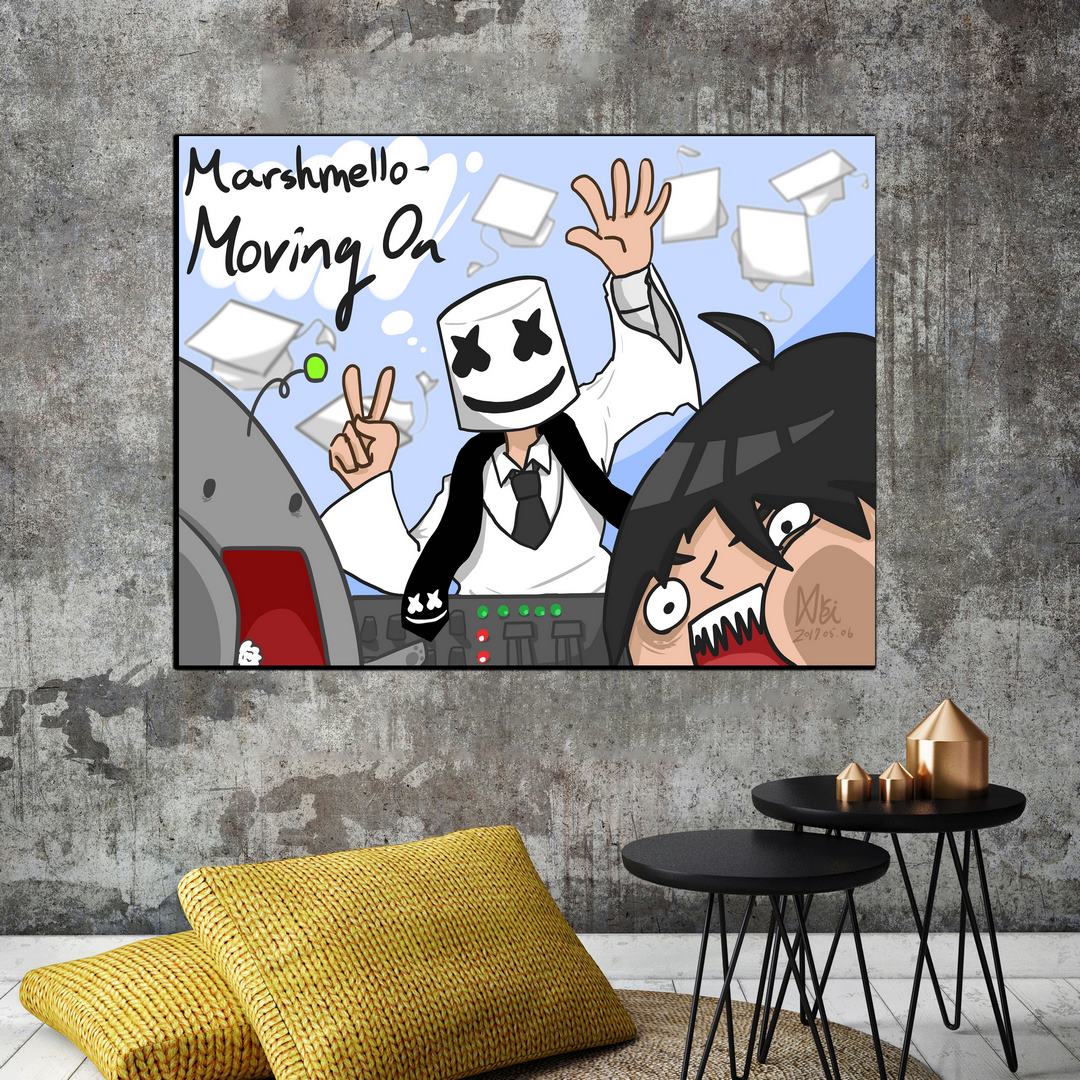 تابلو شاسی بکلیت طرح خواننده مارشمالو مدل SH-S6363