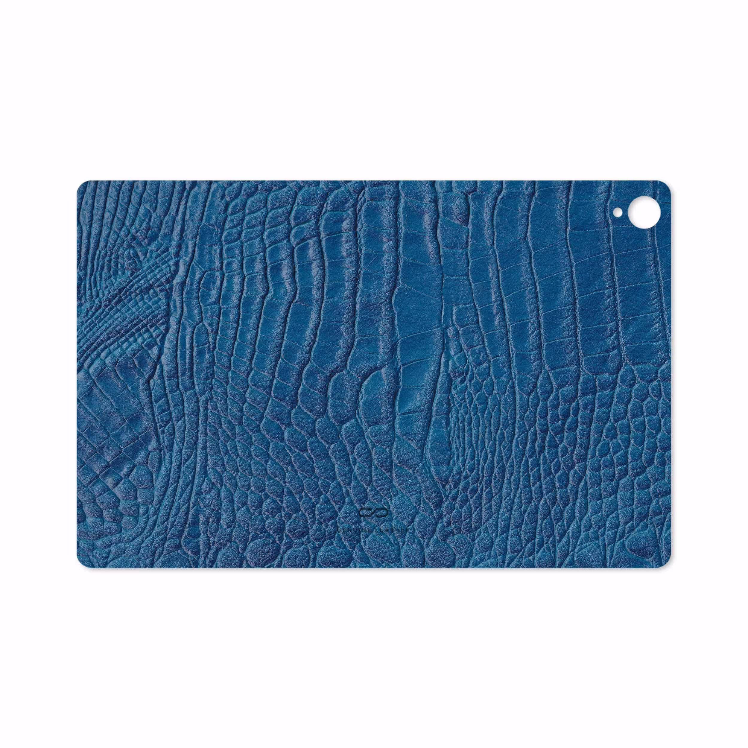 برچسب پوششی ماهوت مدل Blue-Crocodile-Leather مناسب برای تبلت هوآوی Mediapad M6 10.8 2019