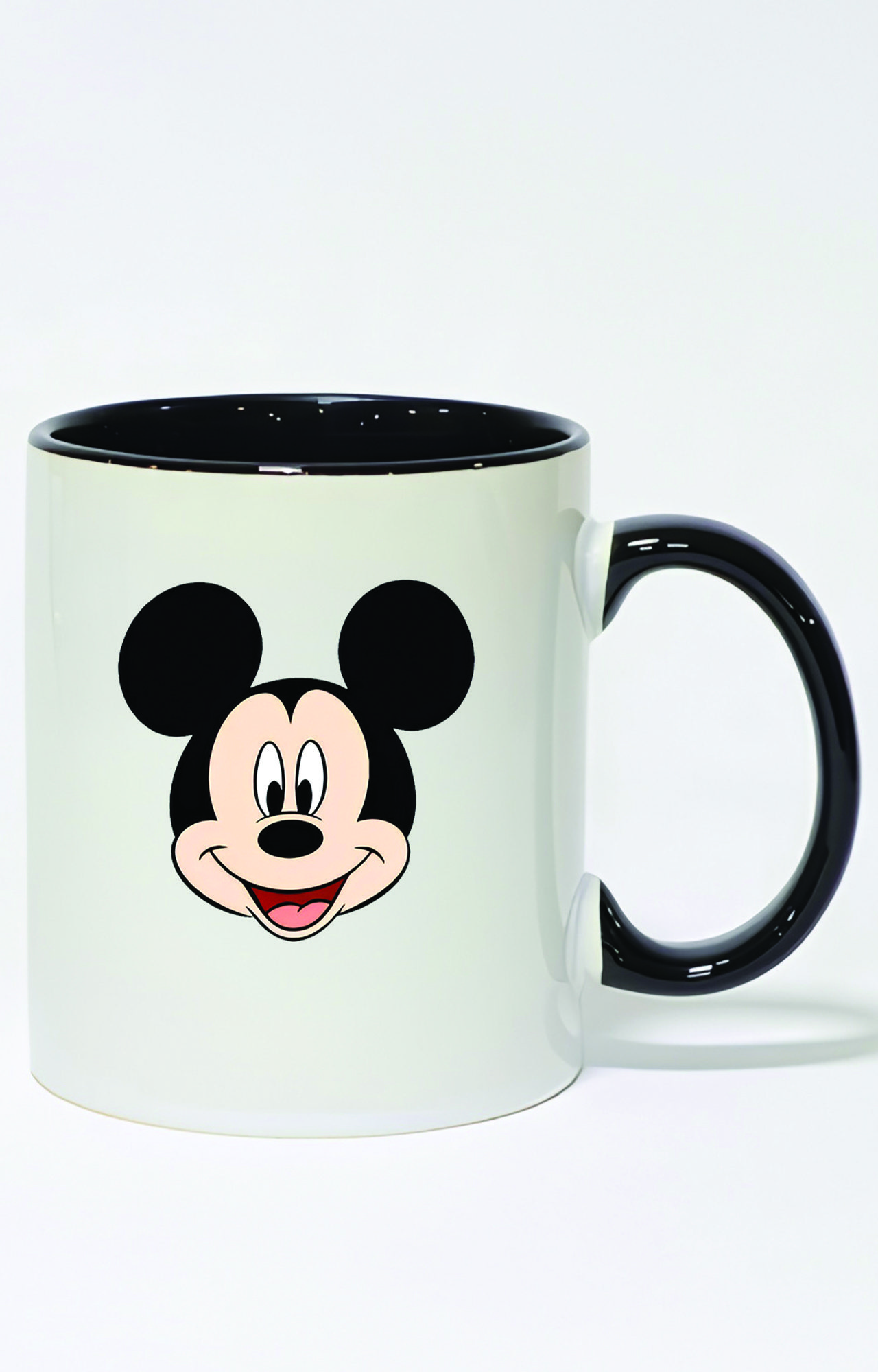 ماگ دسته و داخل رنگی طرح میکی ماوس کد 3162