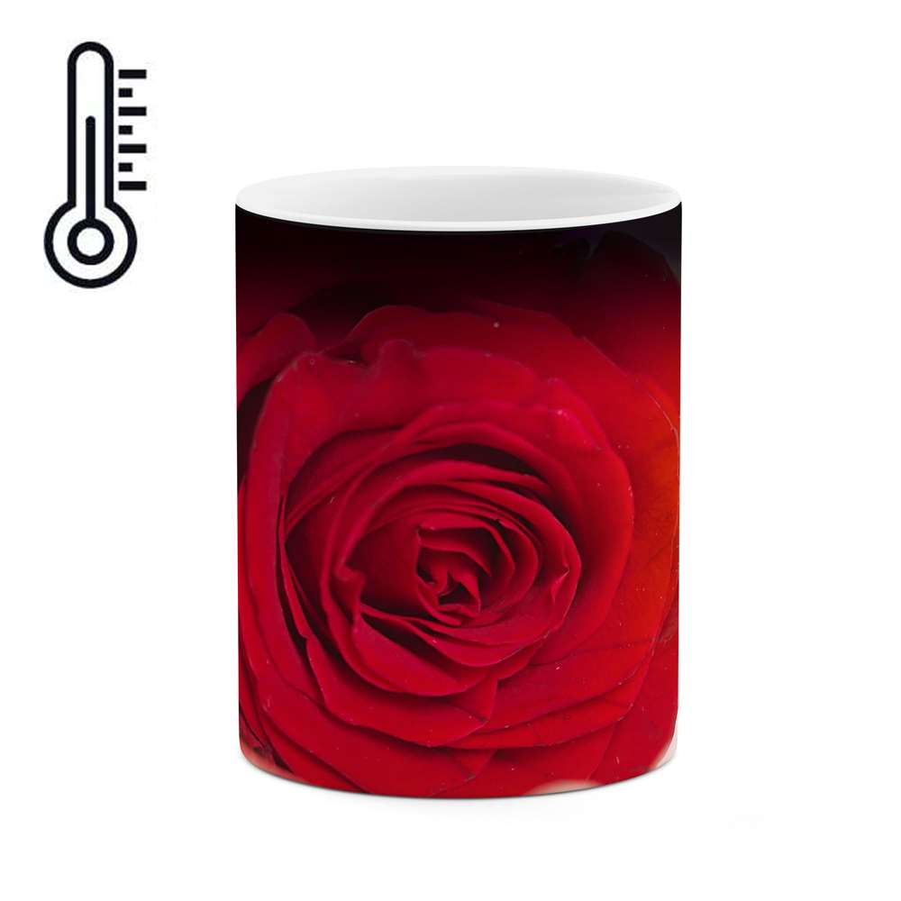 ماگ حرارتی طرح گل رز مدل mgh11984