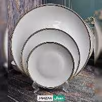 سرویس چینی 29پارچه لورین قالب امپراطور طرح پارسیس