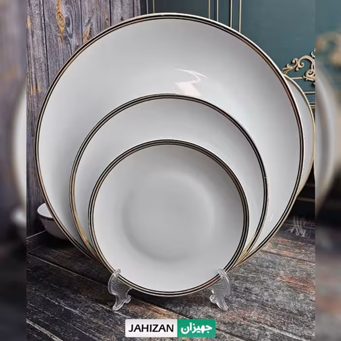 سرویس چینی 29پارچه لورین قالب امپراطور طرح پارسیس