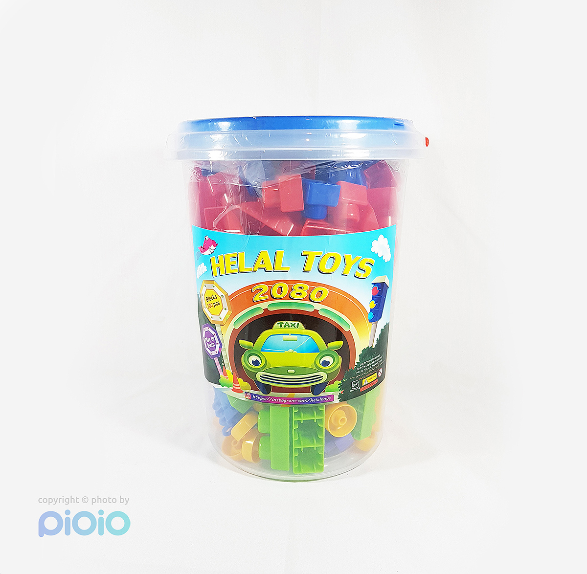 اسباب بازی ساختنی مدل 2080 تعداد 200 تکه