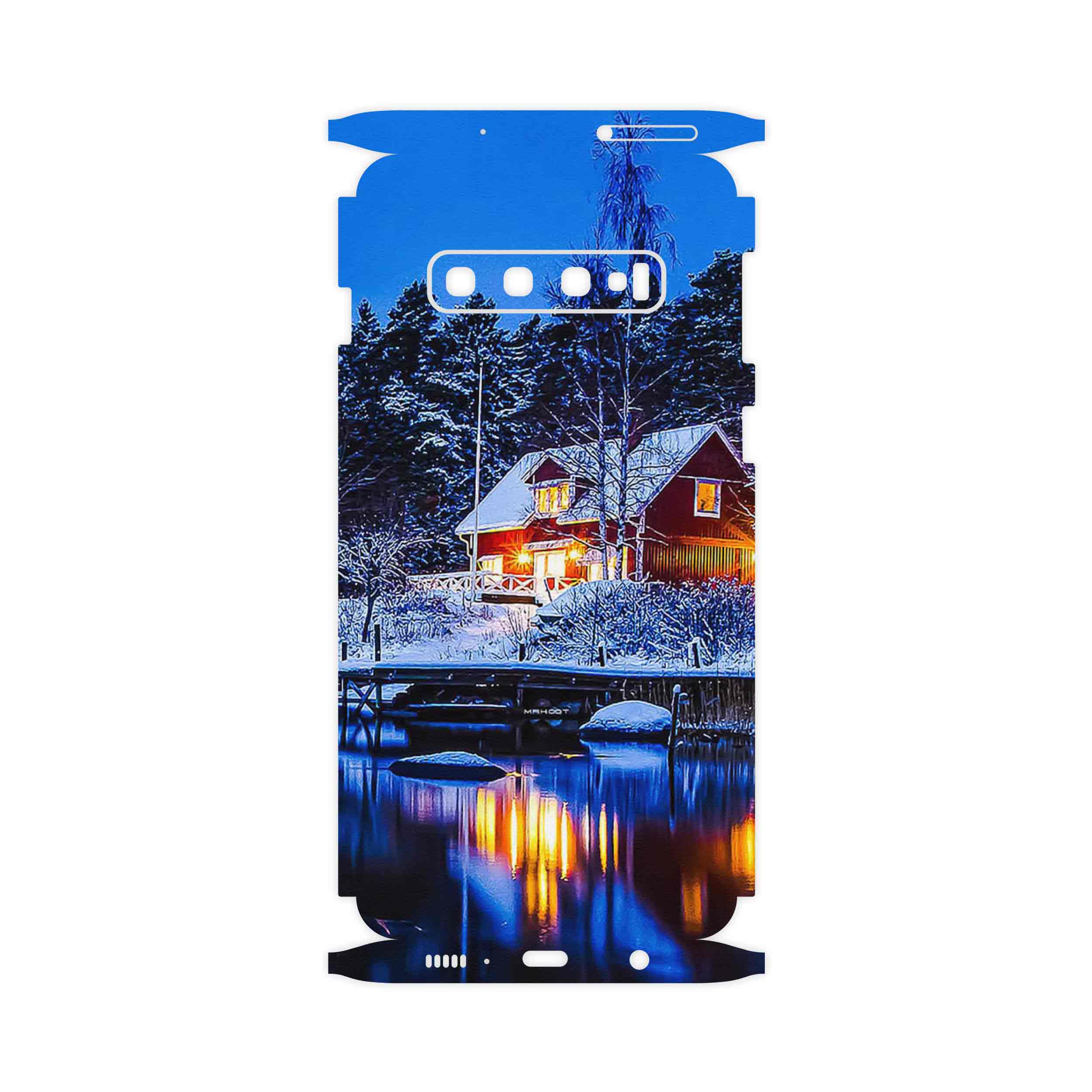 برچسب پوششی ماهوت مدل Winter Season-FullSkin مناسب برای گوشی موبایل سامسونگ Galaxy S10