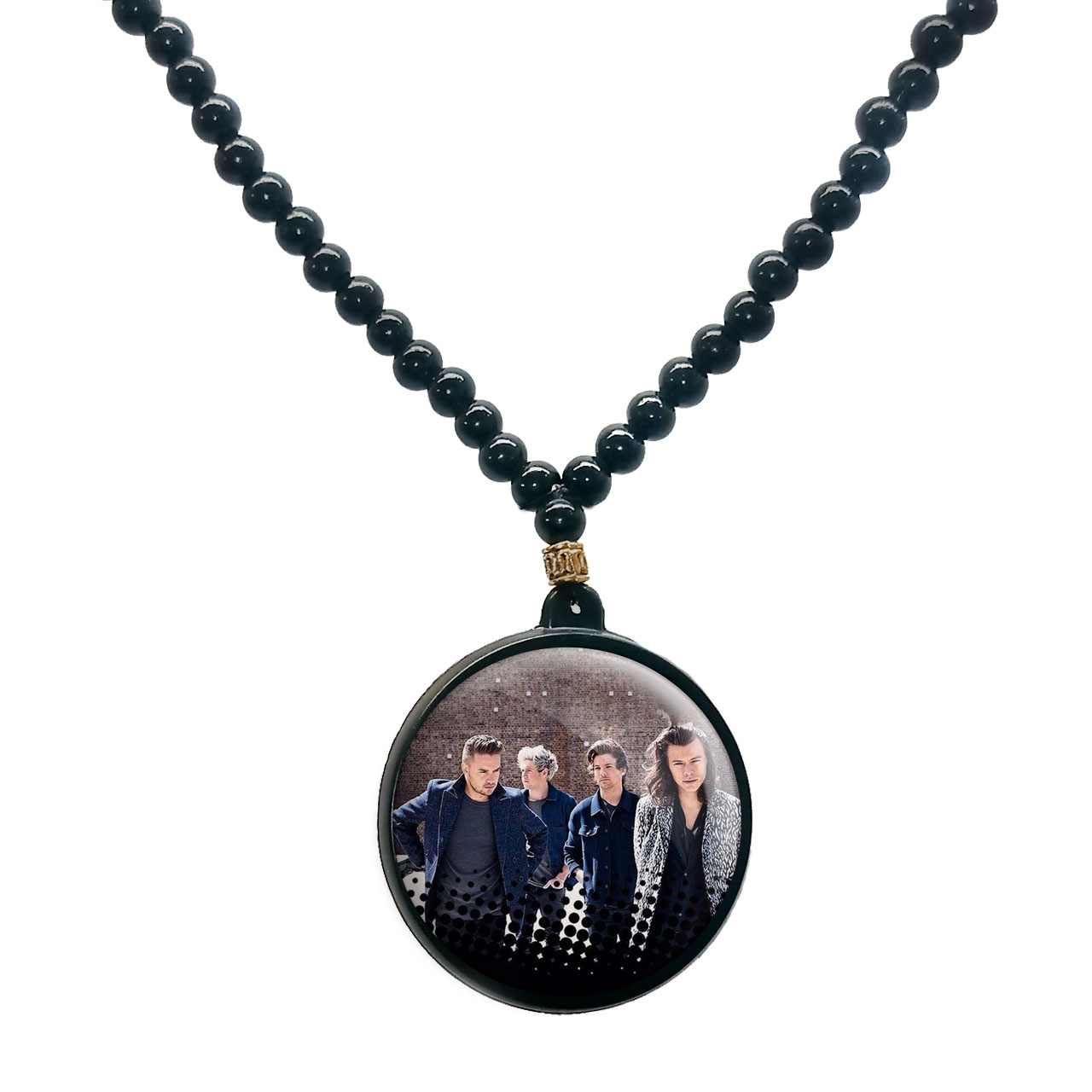 گردنبند پرمانه طرح One Direction کد pmd.13667 مدل دو طرفه