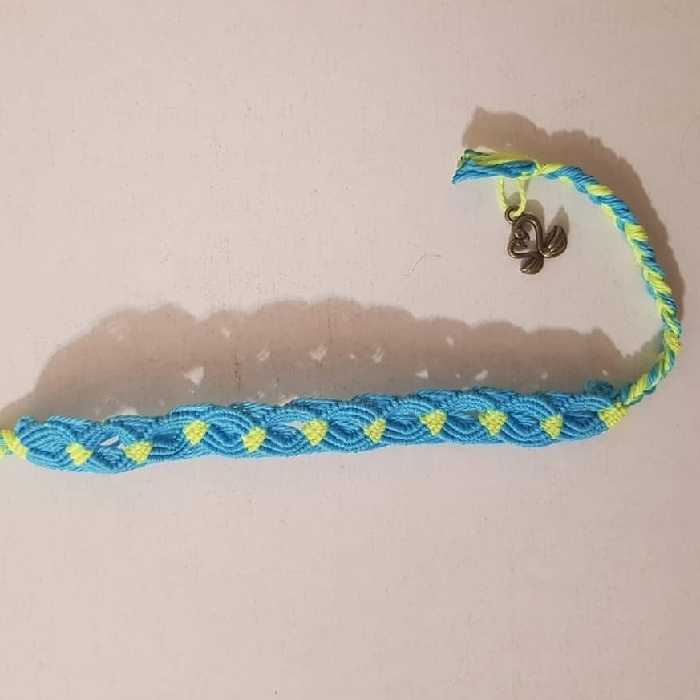 دستبند دوستی طرح برجسته مارپیچ