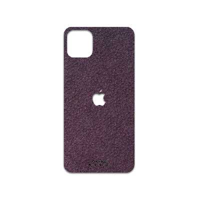 برچسب پوششی ماهوت مدل Purple-Leather مناسب برای گوشی موبایل اپل iPhone 11 Pro Max