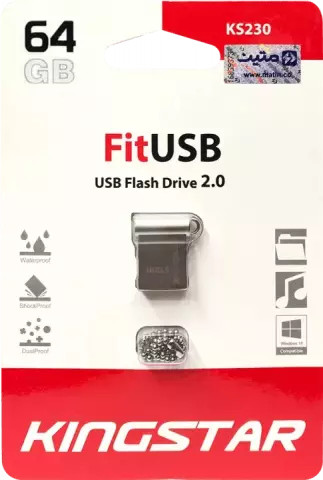 خرید فلش مموری 64 گیگابایت کینگ استار مدل Fit KS230
