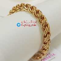 دستبند ژوپینگ طرح طلا ماری طلایی Xuping