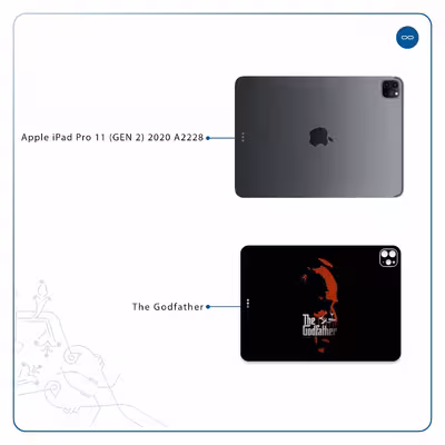 برچسب پوششی ماهوت مدل The Godfather مناسب برای تبلت اپل iPad Pro 11 (GEN 2) 2020 A2228