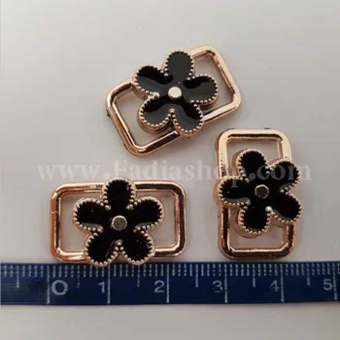 جابندی طلایی طرح گل