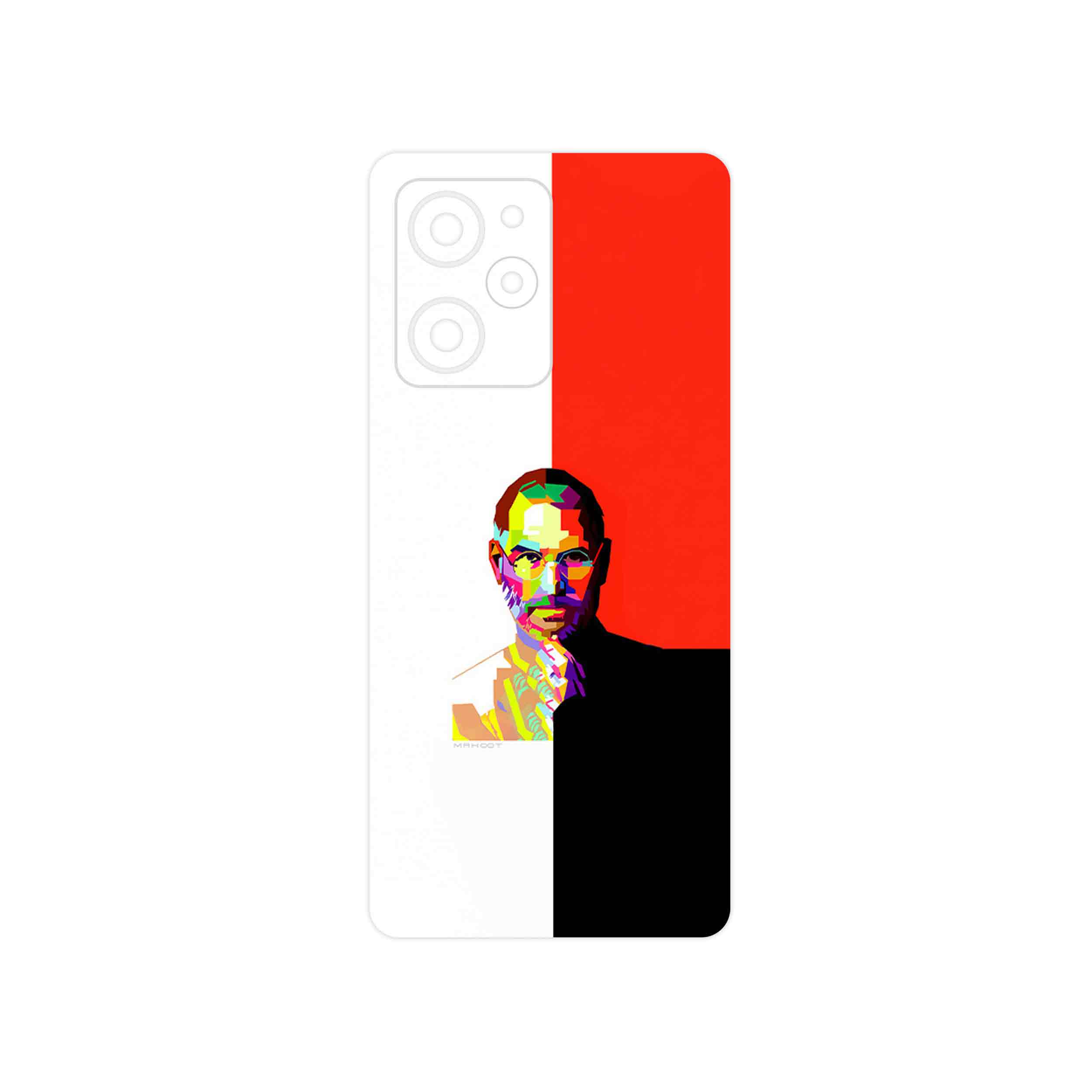 برچسب پوششی ماهوت مدل Collage of Steve Jobs 1 مناسب برای گوشی موبایل شیائومی Poco X5 Pro