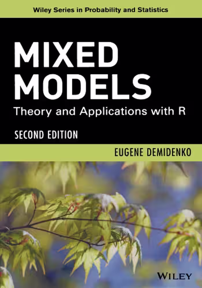 خرید و دانلود نسخه کامل کتاب Mixed models : theory and applications with R