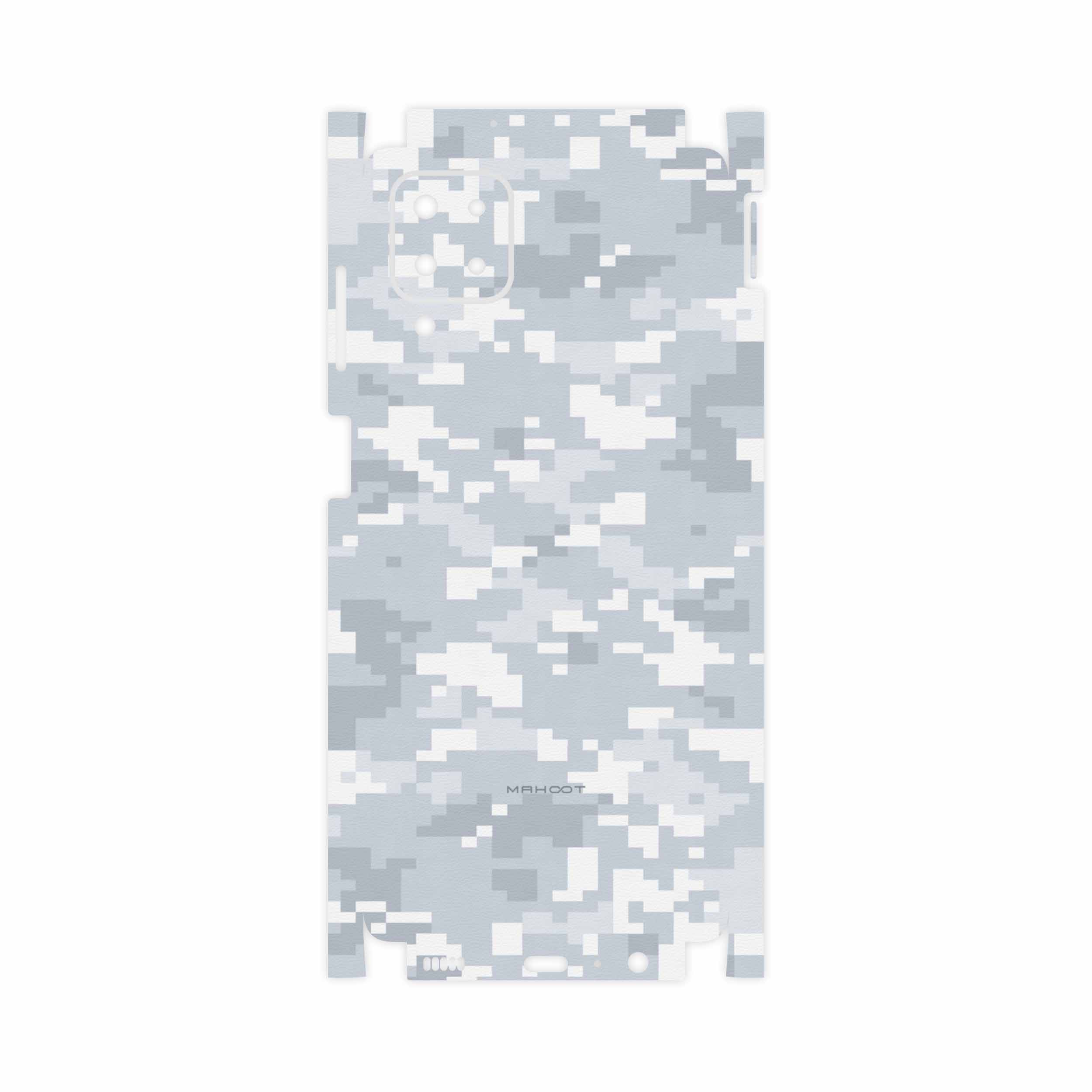 برچسب پوششی ماهوت مدل Army-Winter-Pixel-FullSkin مناسب برای گوشی موبایل سامسونگ Galaxy M12