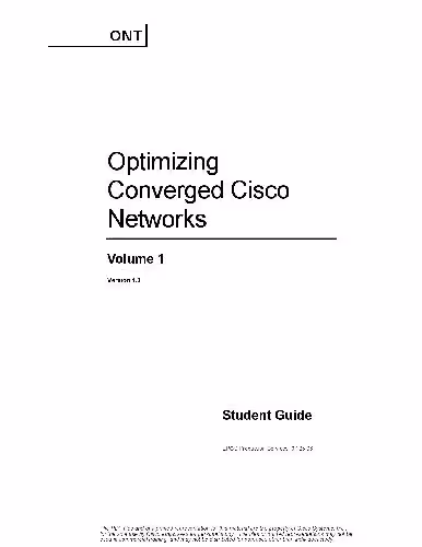 خرید و دانلود نسخه کامل کتاب Optimizing Converged Cisco Networks. Student Guide