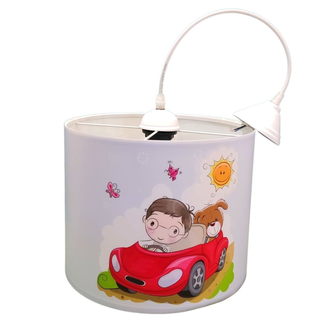 لوستر کودک طرح پسرک راننده 026