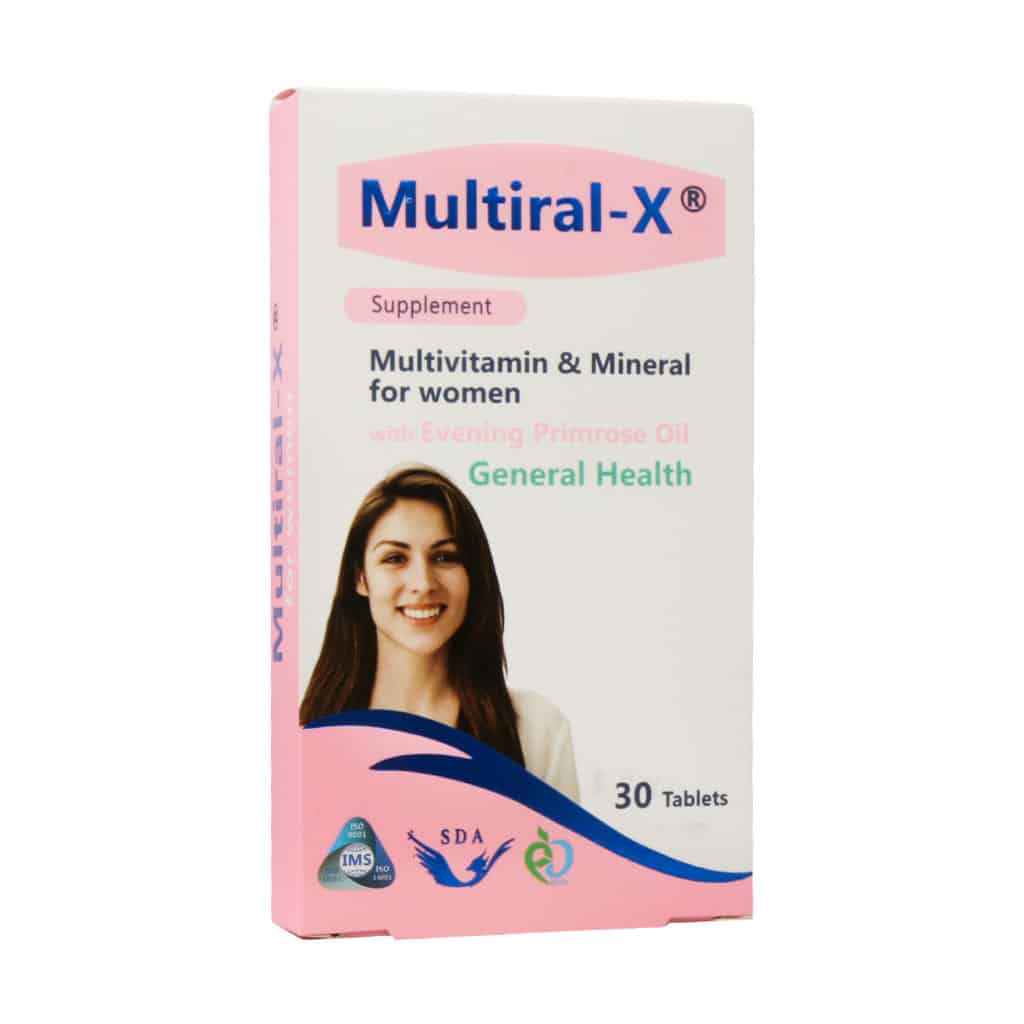 قیمت و خرید قرص مولتیرال ایکس سیمرغ دارو عطار 30 عدد