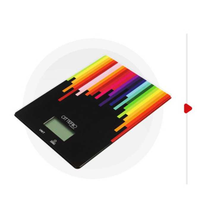 ترازو دیجیتال رنگ سیتریو - ملزومات آرایشی و سالنی ترنم