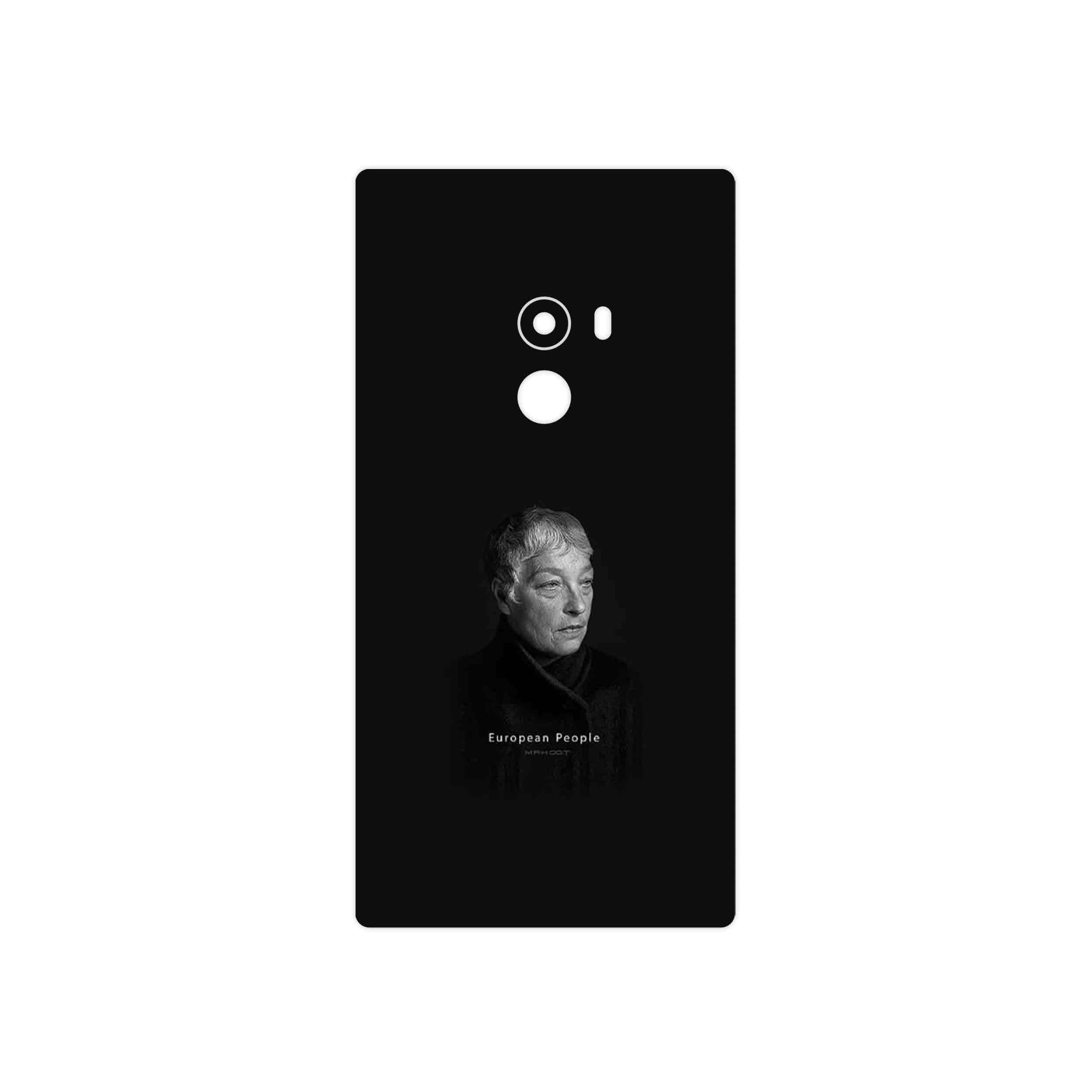 برچسب پوششی ماهوت مدل Portrait of a European Woman مناسب برای گوشی موبایل شیائومی Mi Mix