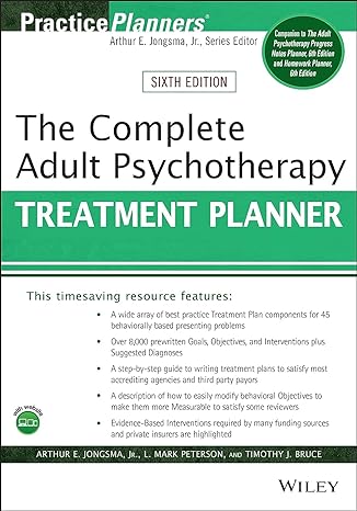 خرید و دانلود نسخه کامل کتاب The Complete Adult Psychotherapy Treatment Planner (6th Edition) - Pdf