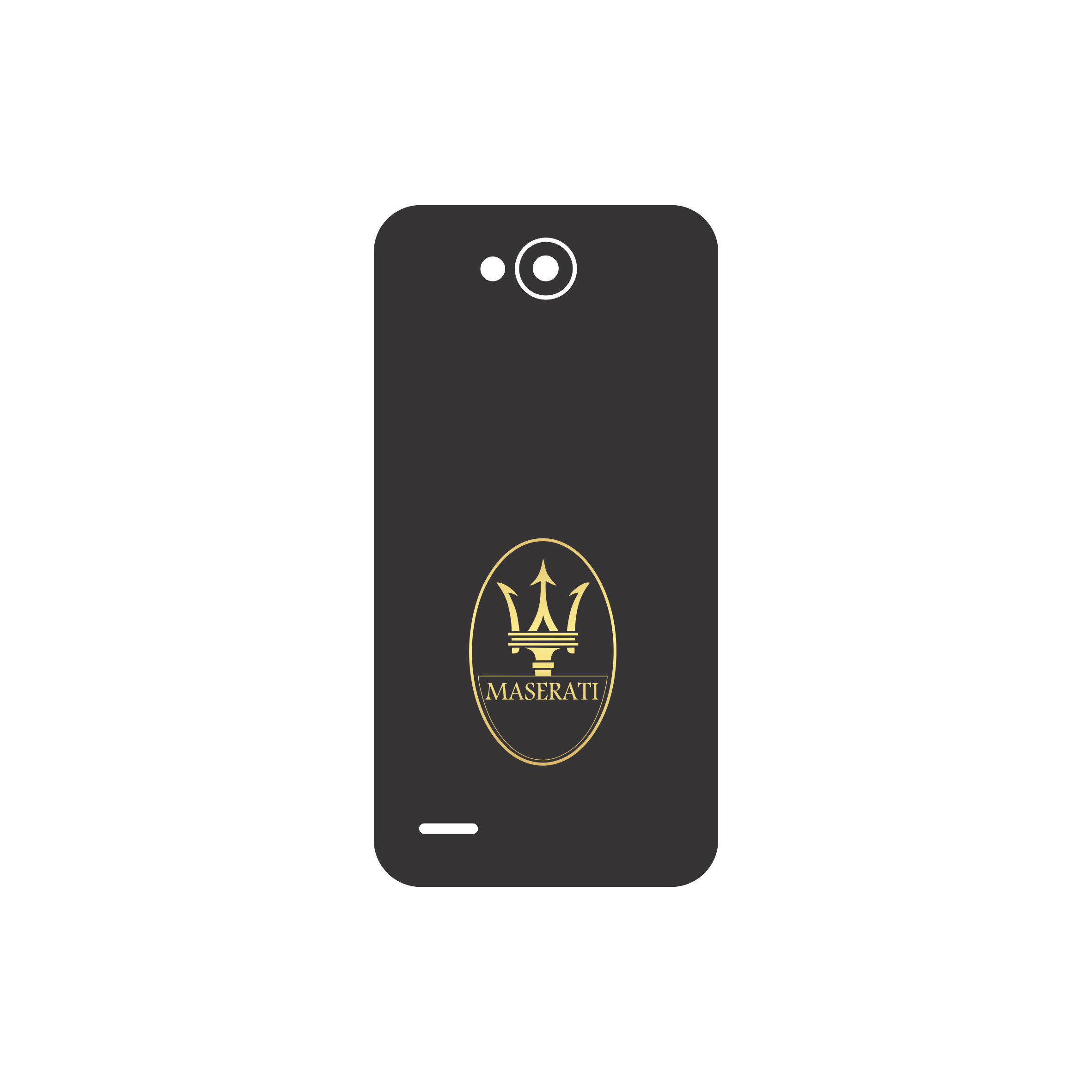 برچسب پوششی مدل maserati-01 مناسب برای گوشی موبایل ال جی X Power 2