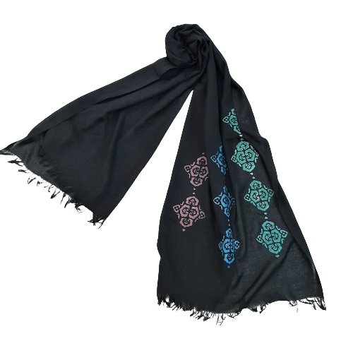 شال طرح اسلیمی لوز