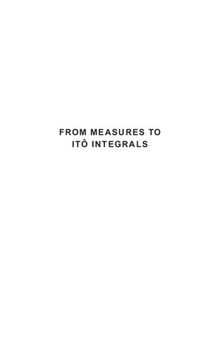 خرید و دانلود نسخه کامل کتاب From Measures to Itô Integrals