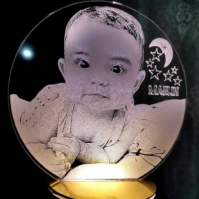 بالبینگ چراغ خواب طرح چهره (پس کرایه)