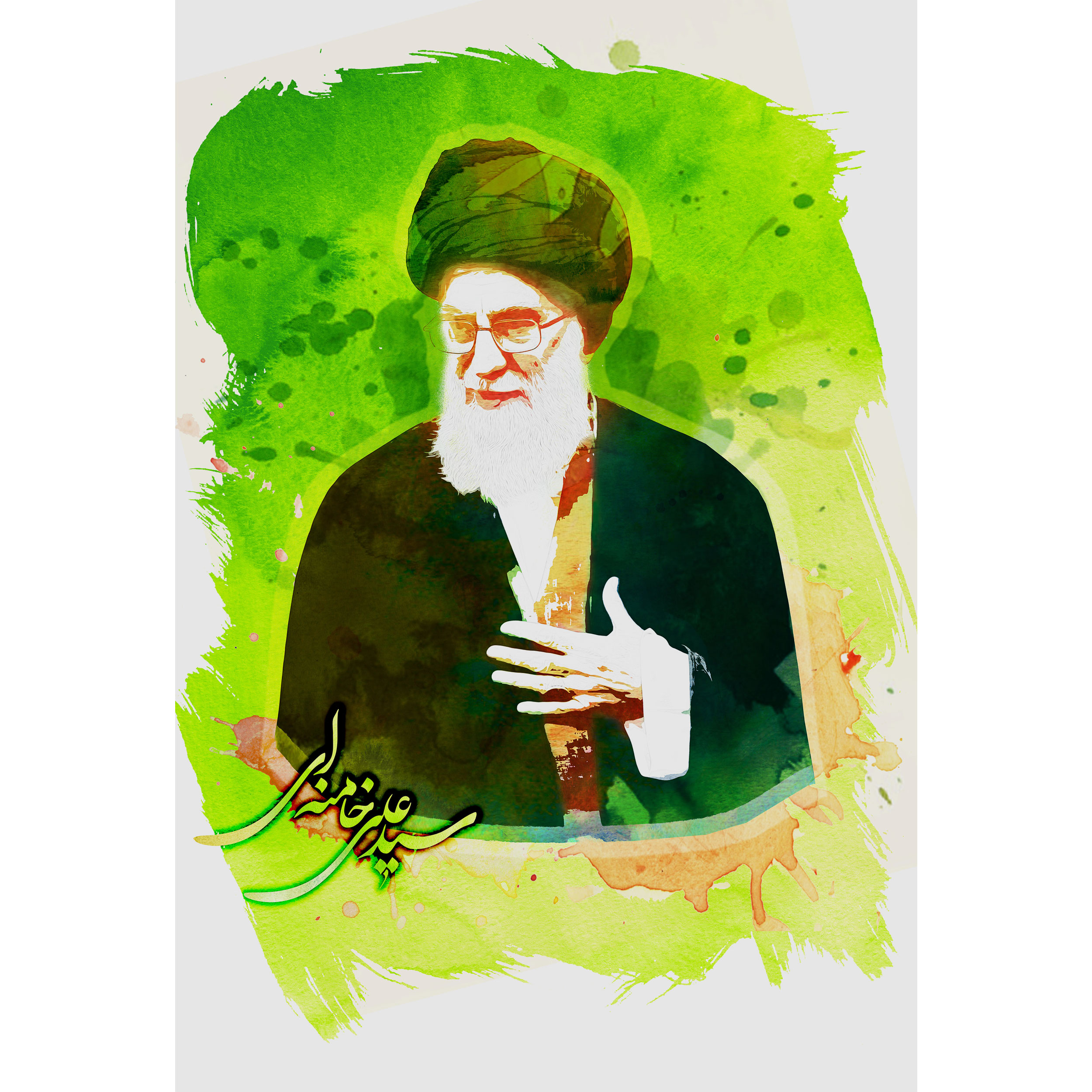 تابلو شاسی مدل سید علی خامنه ای T5271