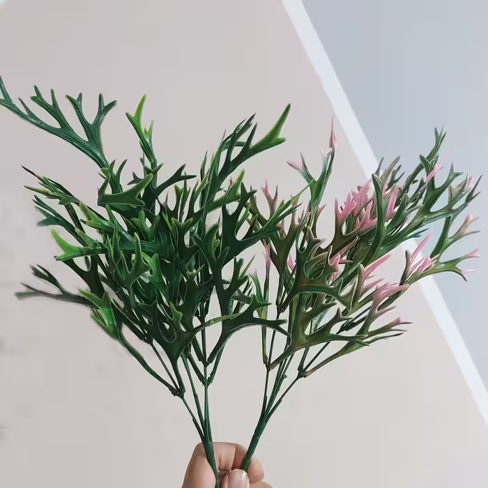 گل مصنوعی مدل بوته شاخ گوزنی