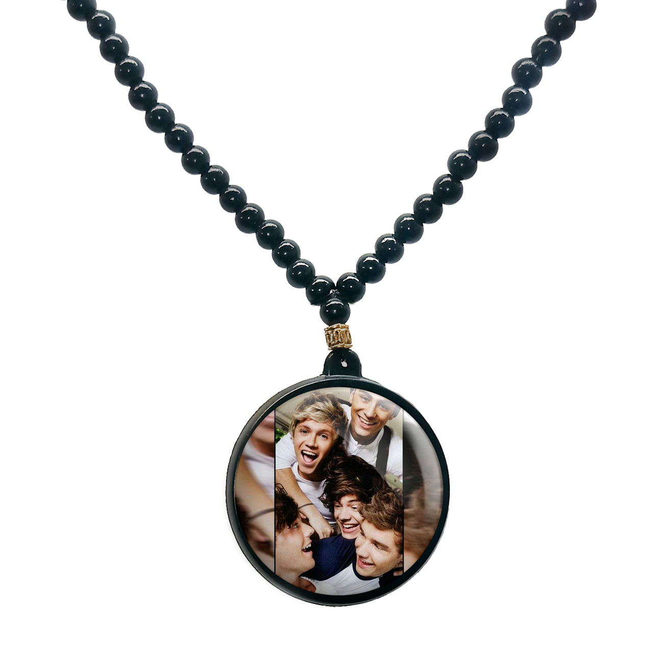 گردنبند پرمانه طرح One Direction کد pmd.13615 مدل دو طرفه