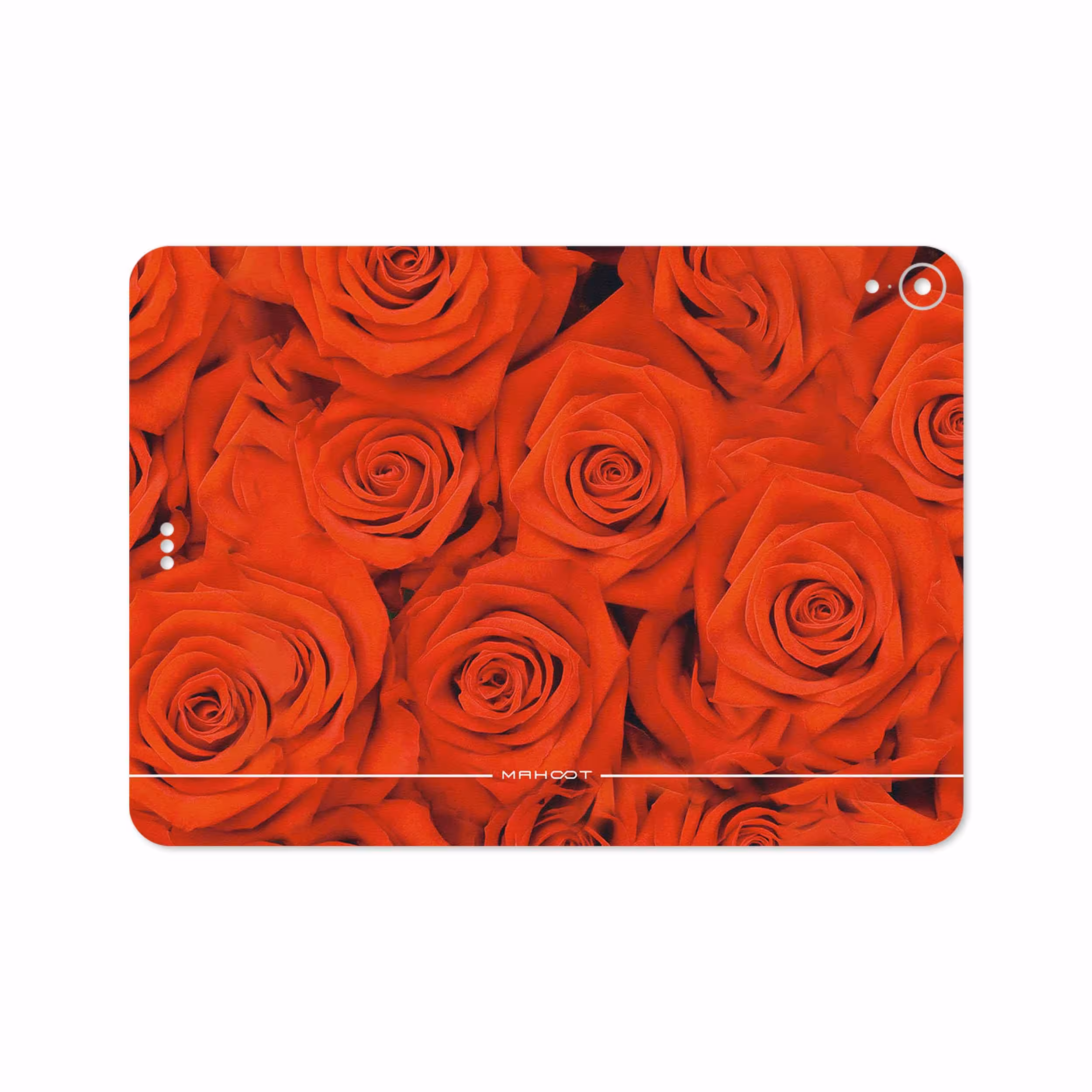 برچسب پوششی ماهوت مدل Red-Flower مناسب برای تبلت اپل iPad Pro 11 2018 A1934