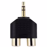 تبدیل یک به دو RCA به جک 3.5 میلی متری دایو مدل HQP کد MA81