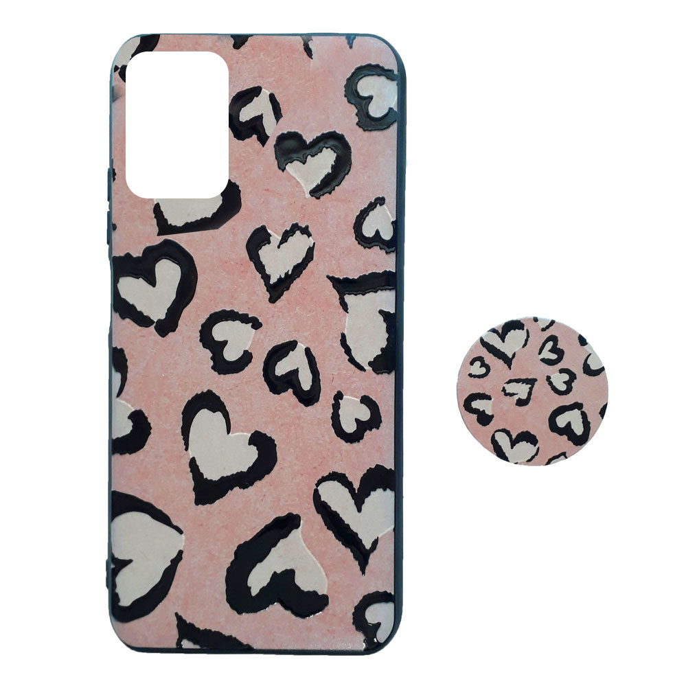 کاور طرح قلب کد S4531 مناسب برای گوشی موبایل شیائومی Poco M3 به همراه پایه نگهدارنده