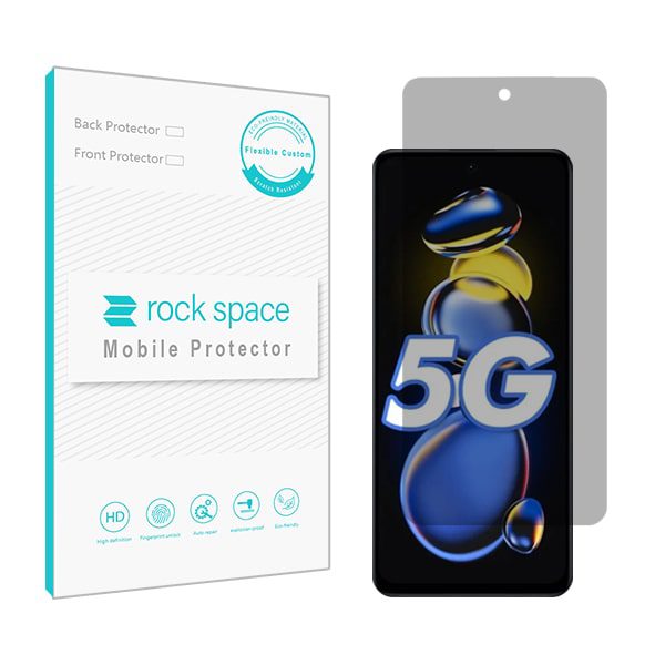 گلس شیائومی redmi Note 11T Pro مدل نانو هیدروژل پرایوسی برند راک اسپیس کد S