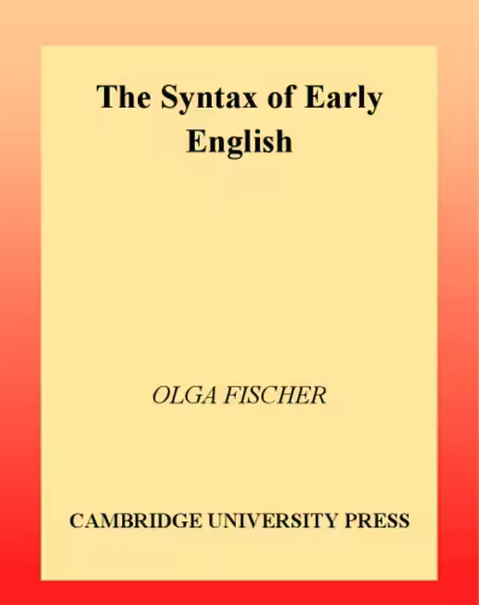 خرید و دانلود نسخه کامل کتاب The Syntax of Early English
