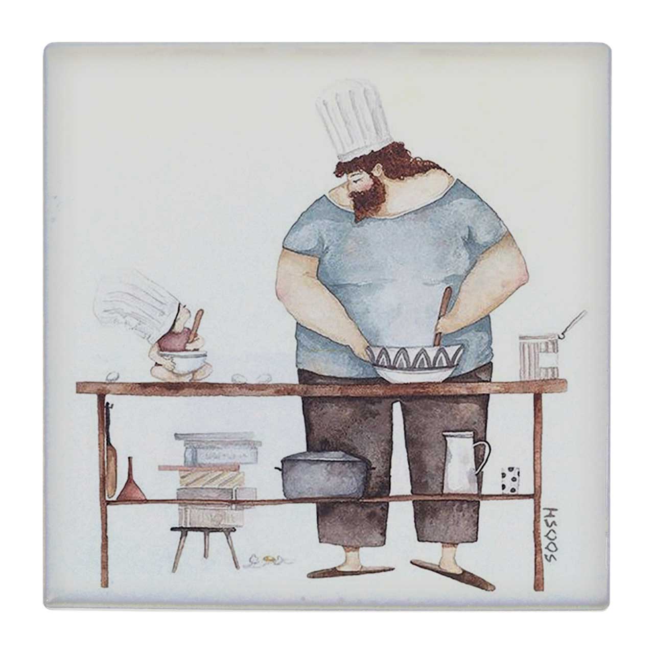 کاشی کارنیلا طرح پدر قهرمان و دختر کد wk224