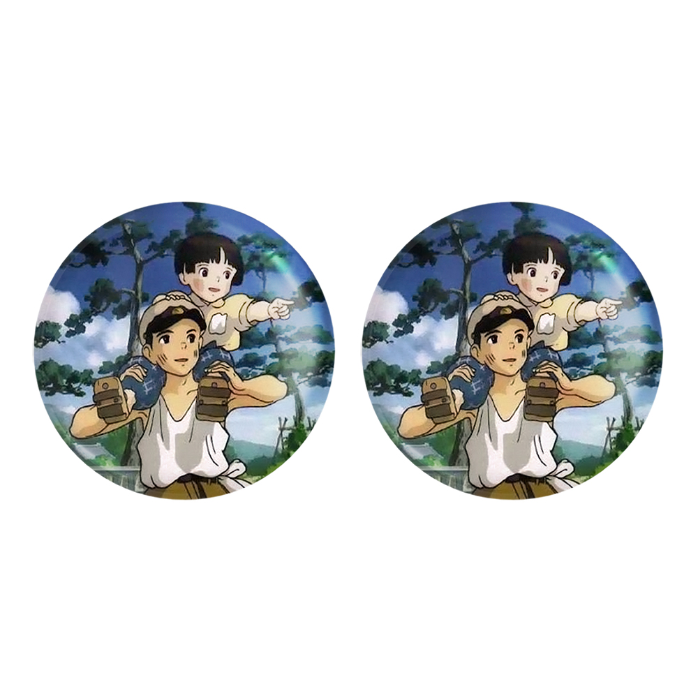 پیکسل خندالو مدل سیتا و ستسوکو انیمیشن گورستان کرم های شب تاب کد 13706 به همراه مگنت