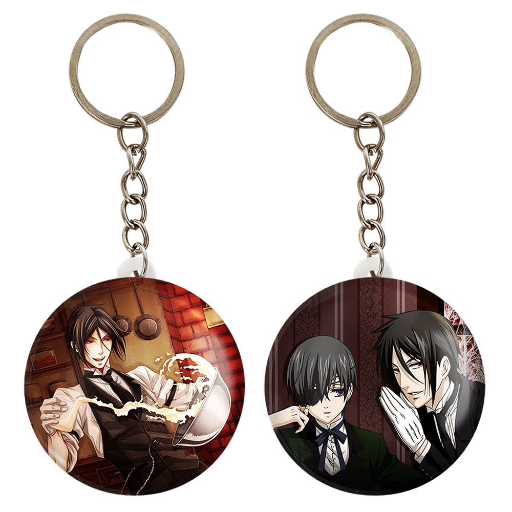 جاکلیدی خندالو مدل سباستین و شیل انیمه خادم سیاه کد 1632416321 مجموعه 2 عددی