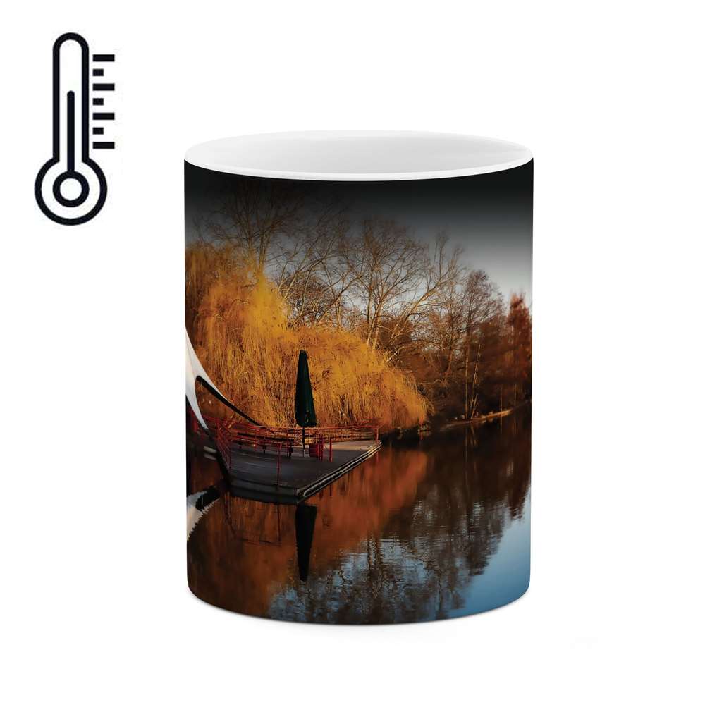 ماگ حرارتی طرح ساحل دریا مدل mgh05075