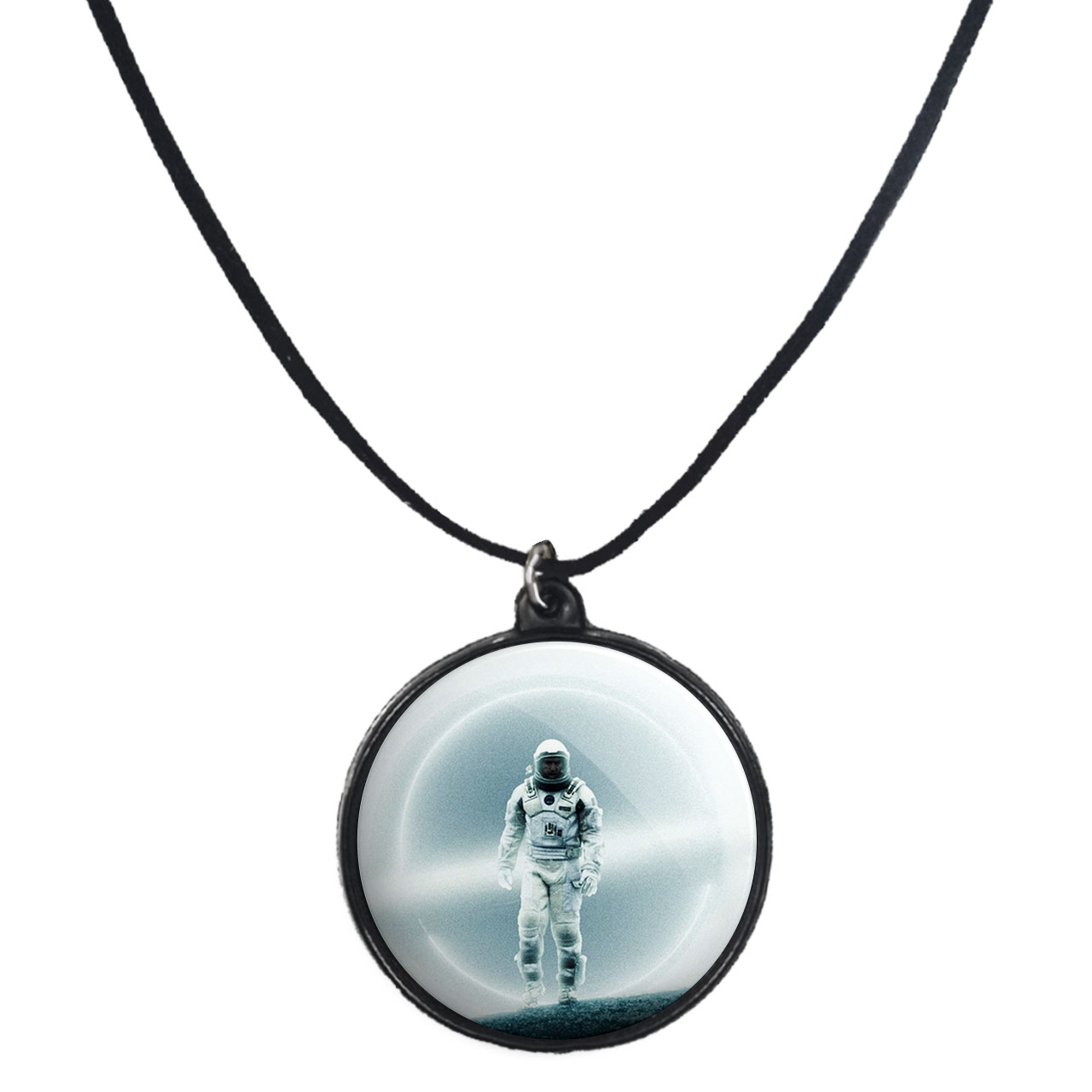 گردنبند پرمانه طرح Interstellar کد pmb.24247 مدل دو طرفه
