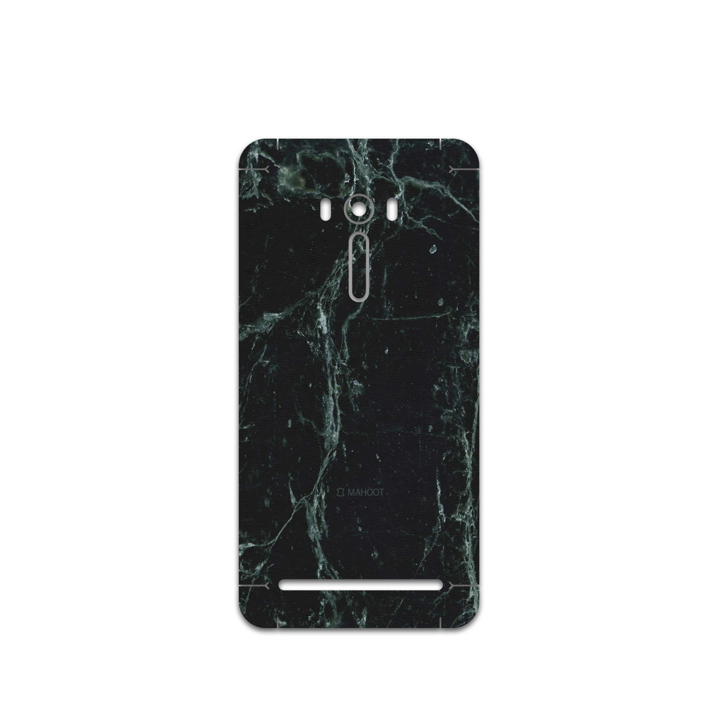 برچسب پوششی ماهوت مدل Graphite-Green-Marble مناسب برای گوشی موبایل ایسوس ZenFone Selfie