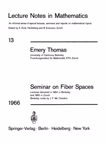 خرید و دانلود نسخه کامل کتاب Seminar on Fiber Spaces