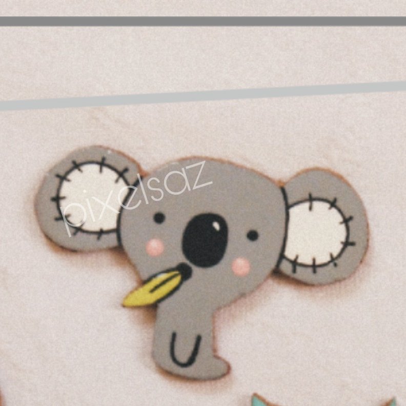 پیکسل ، مگنت ، استیکر  طرح کوالا پیکسل ساز/جنس چوبی و نقاشی شده و ضدآب