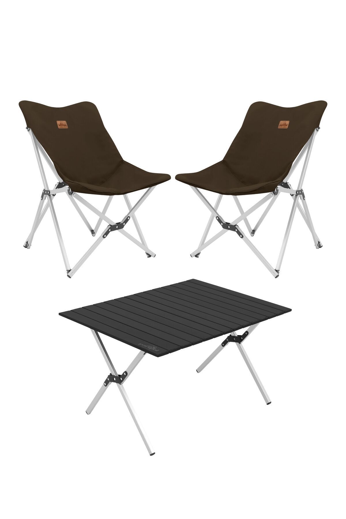 ست میز و صندلی کمپ چند رنگ کمپینگ بزرگ آلومینیوم 2 اردوگاه 3 مجموعه قطعه TuruncuFil